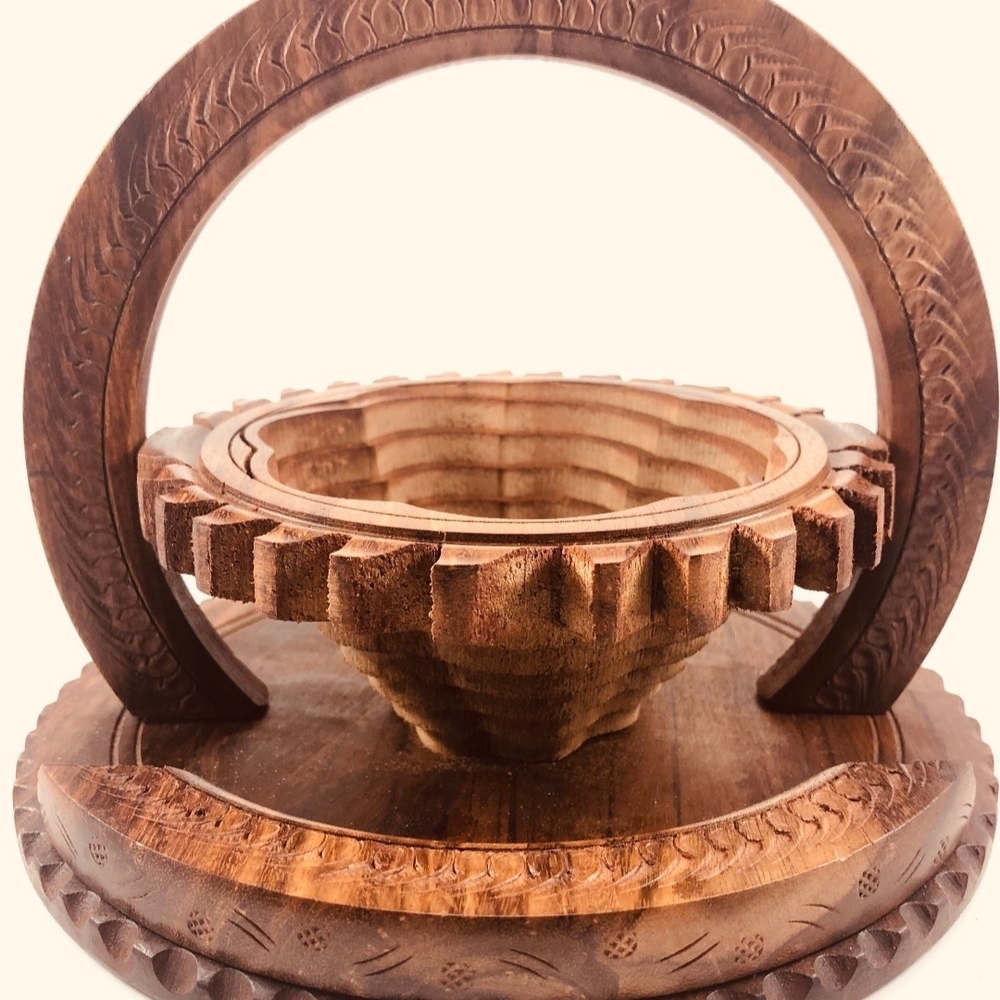 Handcrafted Wooden Basket